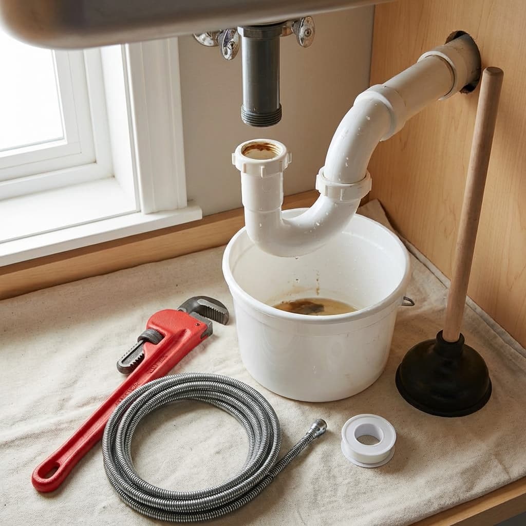 Clogged sink fix
