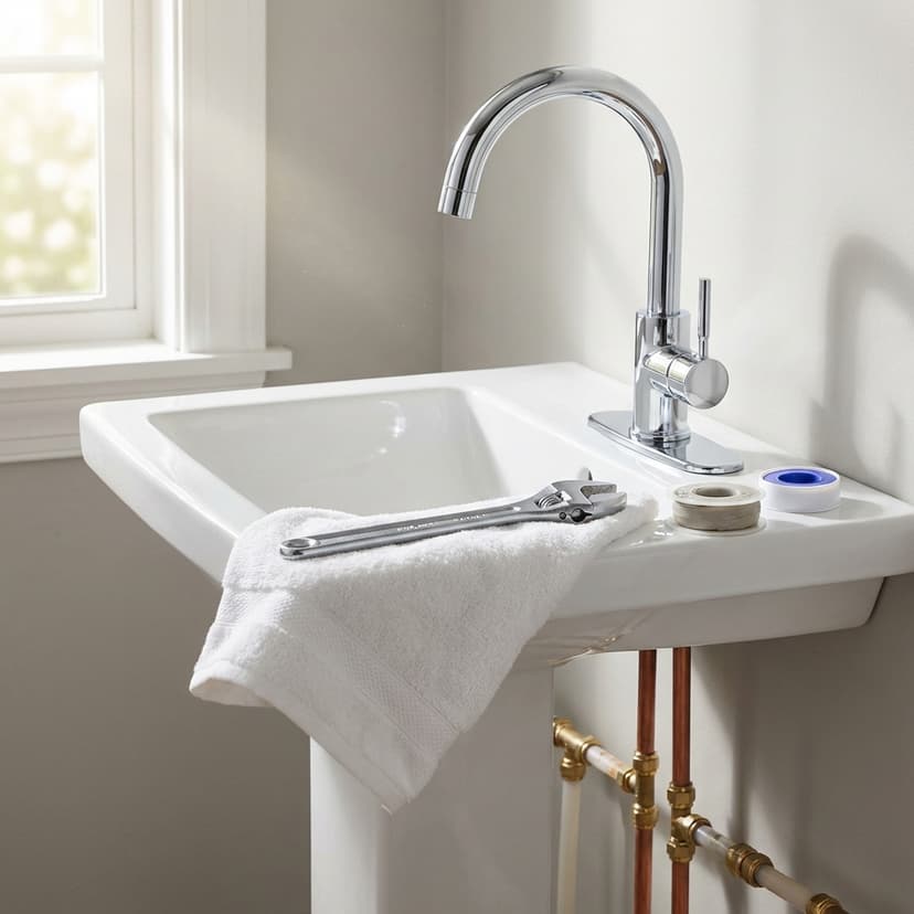 Installation de Robinet